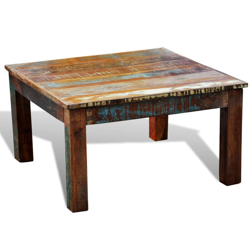 Coffee Table Square Reclaimed Wood Payday Deals