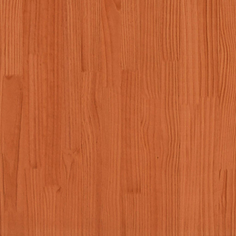 Coffee Table Wax Brown 110x50x33.5 cm Solid Wood Pine Payday Deals