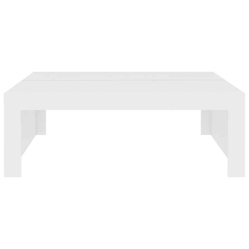 Coffee Table White 100x100x35 cm Engineered Wood Payday Deals