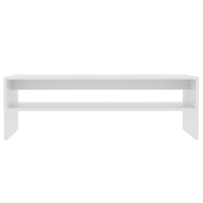 Coffee Table White 100x40x40 cm Engineered Wood Payday Deals