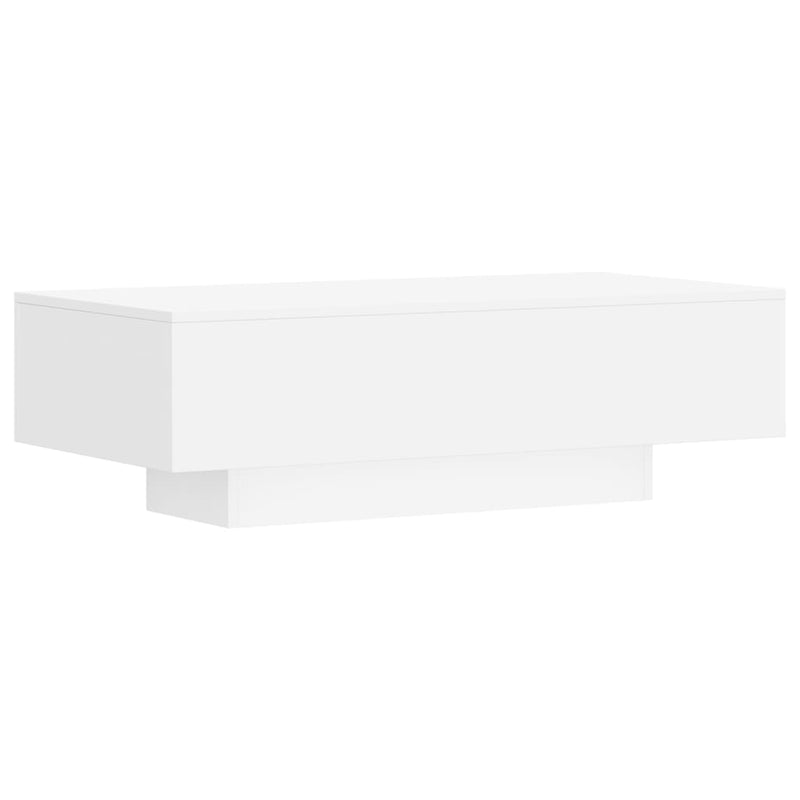 Coffee Table White 100x49.5x31 cm Engineered Wood Payday Deals