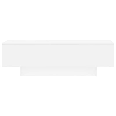 Coffee Table White 100x49.5x31 cm Engineered Wood Payday Deals