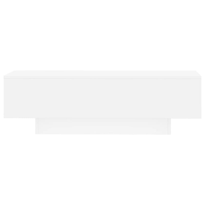 Coffee Table White 100x49.5x31 cm Engineered Wood Payday Deals