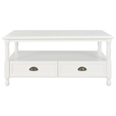 Coffee Table White 100x55x45 cm Wood Payday Deals