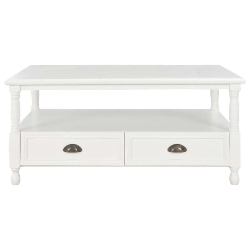 Coffee Table White 100x55x45 cm Wood Payday Deals