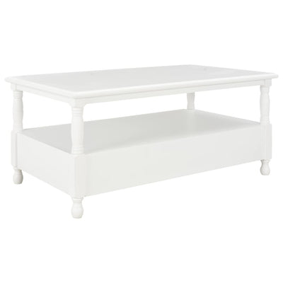 Coffee Table White 100x55x45 cm Wood Payday Deals