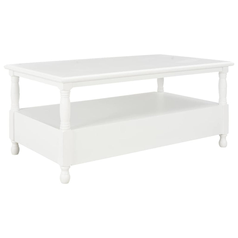Coffee Table White 100x55x45 cm Wood Payday Deals
