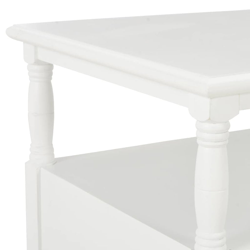 Coffee Table White 100x55x45 cm Wood Payday Deals