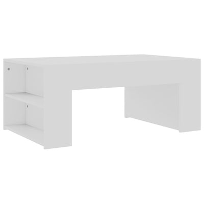 Coffee Table White 100x60x42 cm Engineered Wood Payday Deals