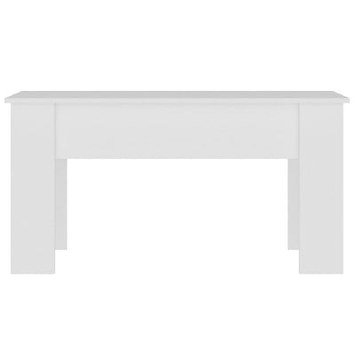 Coffee Table White 101x49x52 cm Engineered Wood Payday Deals