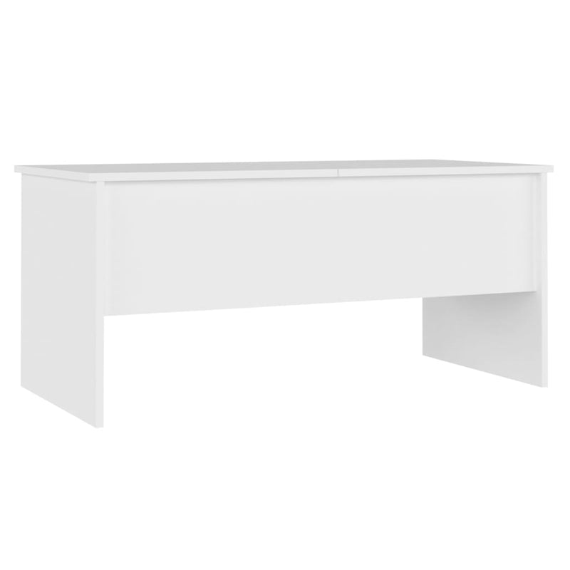 Coffee Table White 102x50.5x46.5 cm Engineered Wood Payday Deals