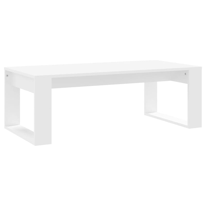 Coffee Table White 102x50x35 cm Engineered Wood Payday Deals