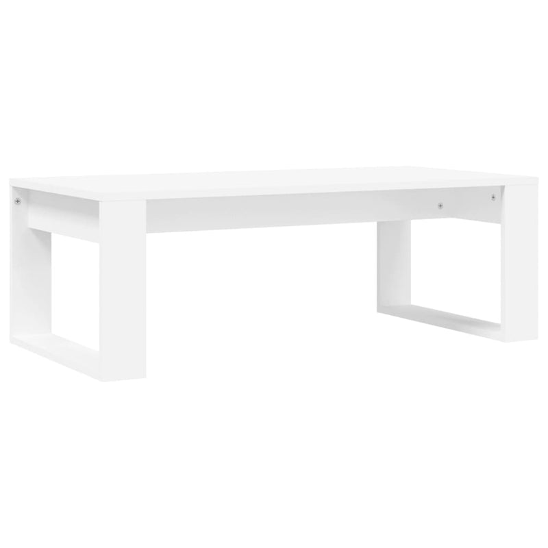 Coffee Table White 102x50x35 cm Engineered Wood Payday Deals