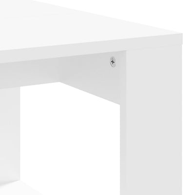 Coffee Table White 102x50x35 cm Engineered Wood Payday Deals