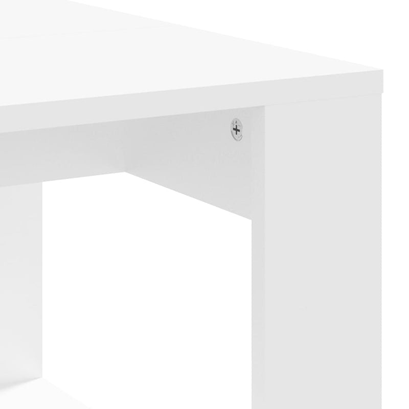 Coffee Table White 102x50x35 cm Engineered Wood Payday Deals