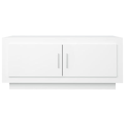 Coffee Table White 102x50x45 cm Engineered Wood Payday Deals
