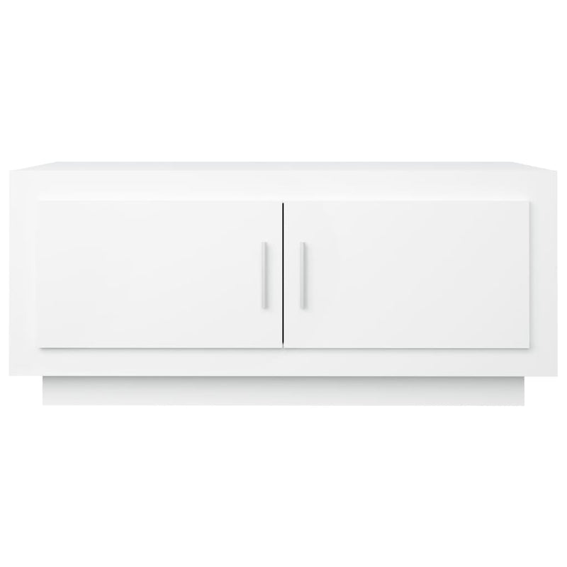 Coffee Table White 102x50x45 cm Engineered Wood Payday Deals