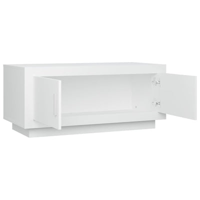 Coffee Table White 102x50x45 cm Engineered Wood Payday Deals