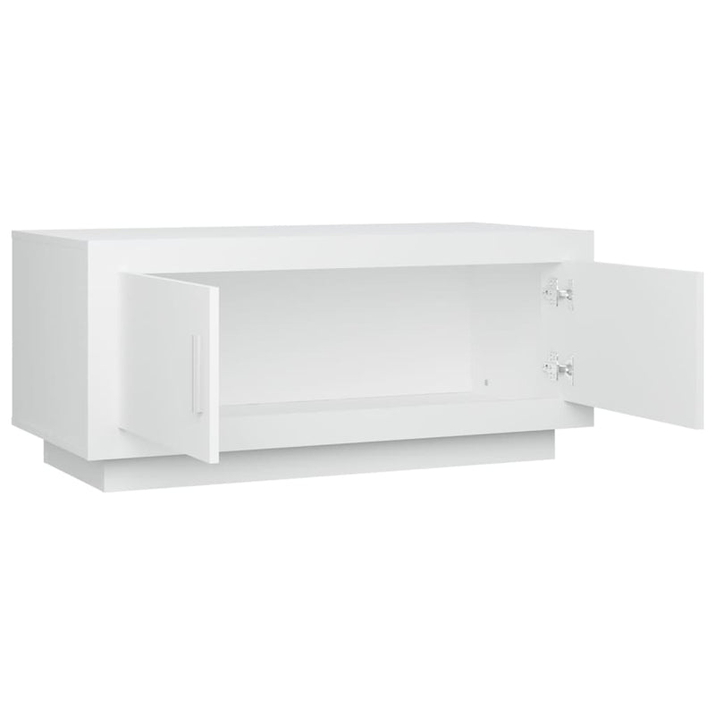 Coffee Table White 102x50x45 cm Engineered Wood Payday Deals