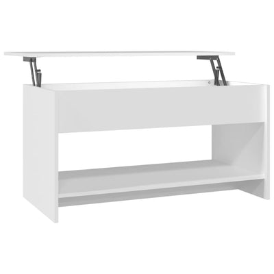 Coffee Table White 102x50x52.5 cm Engineered Wood Payday Deals