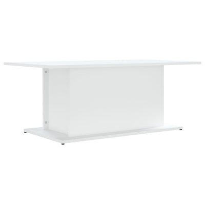 Coffee Table White 102x55.5x40 cm Engineered Wood Payday Deals