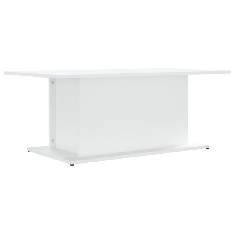 Coffee Table White 102x55.5x40 cm Engineered Wood Payday Deals