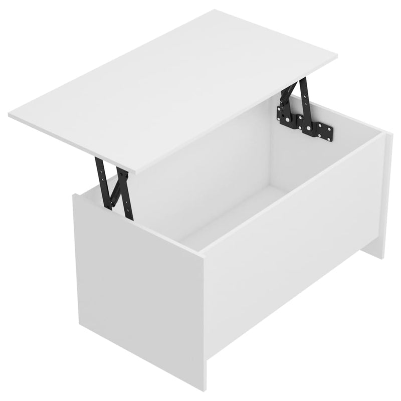 Coffee Table White 102x55.5x52.5 cm Engineered Wood Payday Deals