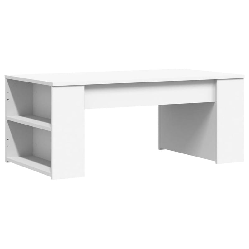 Coffee Table White 102x55x42 cm Engineered Wood Payday Deals