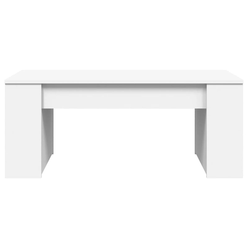 Coffee Table White 102x55x42 cm Engineered Wood Payday Deals