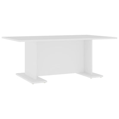 Coffee Table White 103.5x60x40 cm Engineered Wood Payday Deals