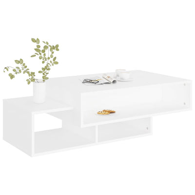 Coffee Table White 105x55x32 cm Engineered Wood Payday Deals