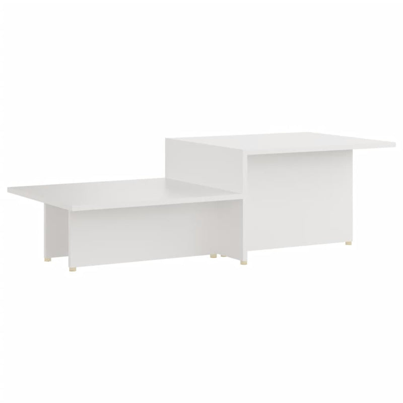 Coffee Table White 111.5x50x33 cm Engineered Wood Payday Deals