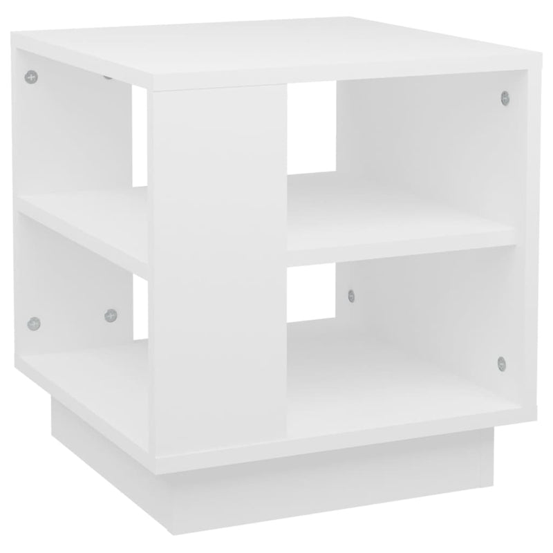 Coffee Table White 40x40x43 cm Engineered Wood Payday Deals