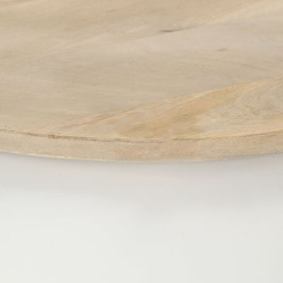 Coffee Table White 51x51x27 cm Solid Wood Mango Payday Deals