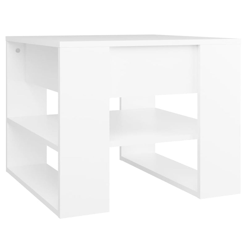 Coffee Table White 55.5x55x45 cm Engineered Wood Payday Deals