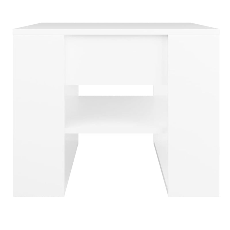 Coffee Table White 55.5x55x45 cm Engineered Wood Payday Deals