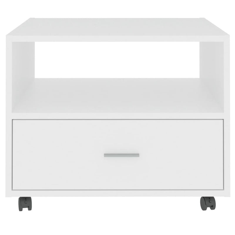 Coffee Table White 55x55x40 cm Engineered Wood Payday Deals