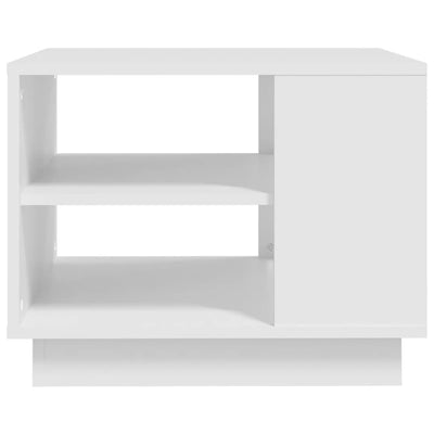Coffee Table White 55x55x43 cm Engineered Wood Payday Deals