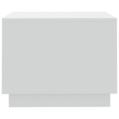 Coffee Table White 55x55x43 cm Engineered Wood Payday Deals