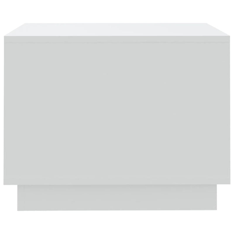 Coffee Table White 55x55x43 cm Engineered Wood Payday Deals