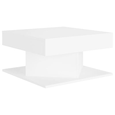 Coffee Table White 57x57x30 cm Engineered Wood Payday Deals