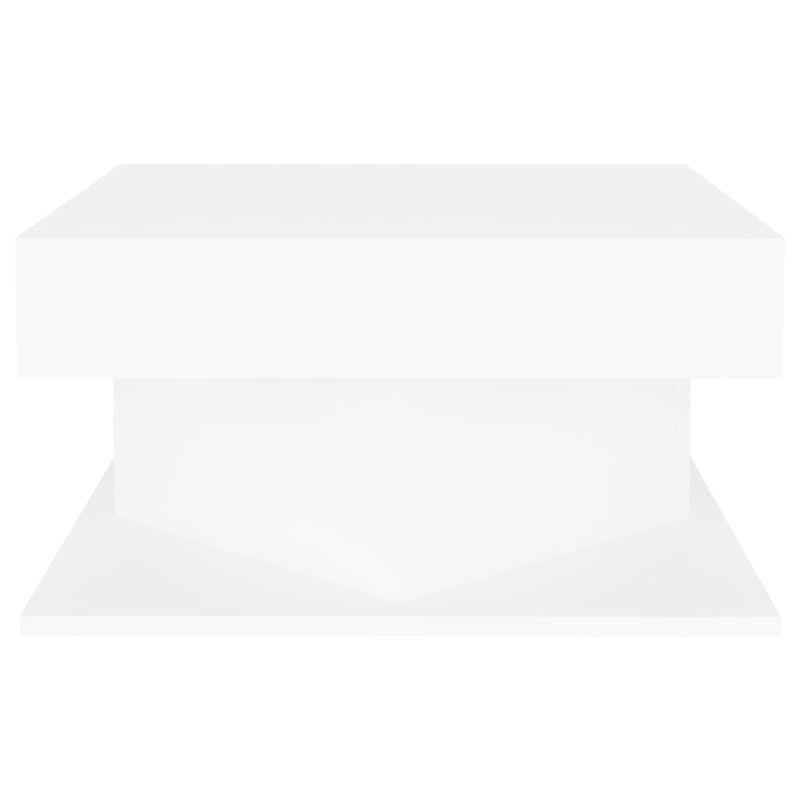 Coffee Table White 57x57x30 cm Engineered Wood Payday Deals
