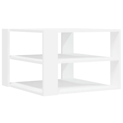Coffee Table White 59.5x59.5x40 cm Engineered Wood Payday Deals