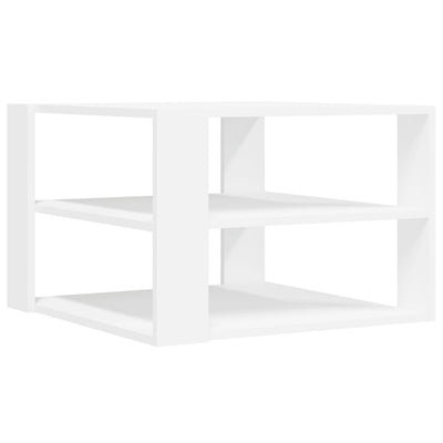 Coffee Table White 59.5x59.5x40 cm Engineered Wood Payday Deals