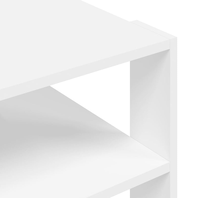 Coffee Table White 59.5x59.5x40 cm Engineered Wood Payday Deals