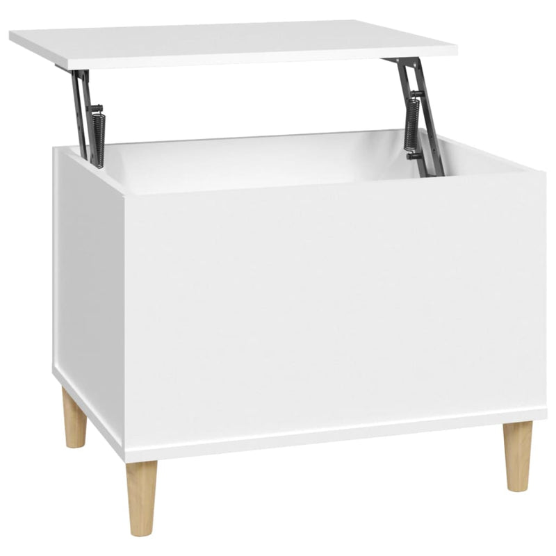 Coffee Table White 60x44.5x45 cm Engineered Wood Payday Deals