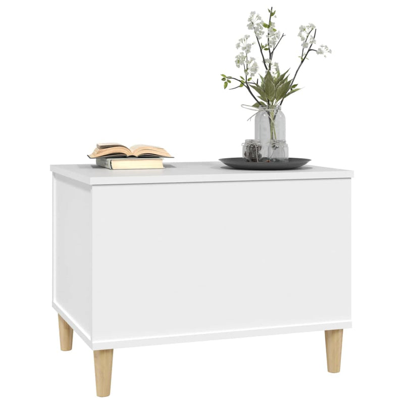 Coffee Table White 60x44.5x45 cm Engineered Wood Payday Deals
