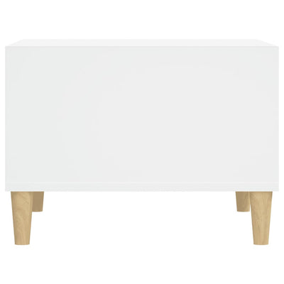 Coffee Table White 60x50x36.5 cm Engineered Wood Payday Deals