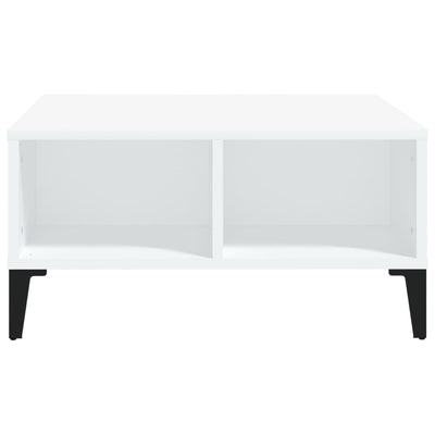 Coffee Table White 60x60x30 cm Engineered Wood Payday Deals