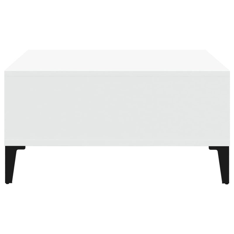 Coffee Table White 60x60x30 cm Engineered Wood Payday Deals